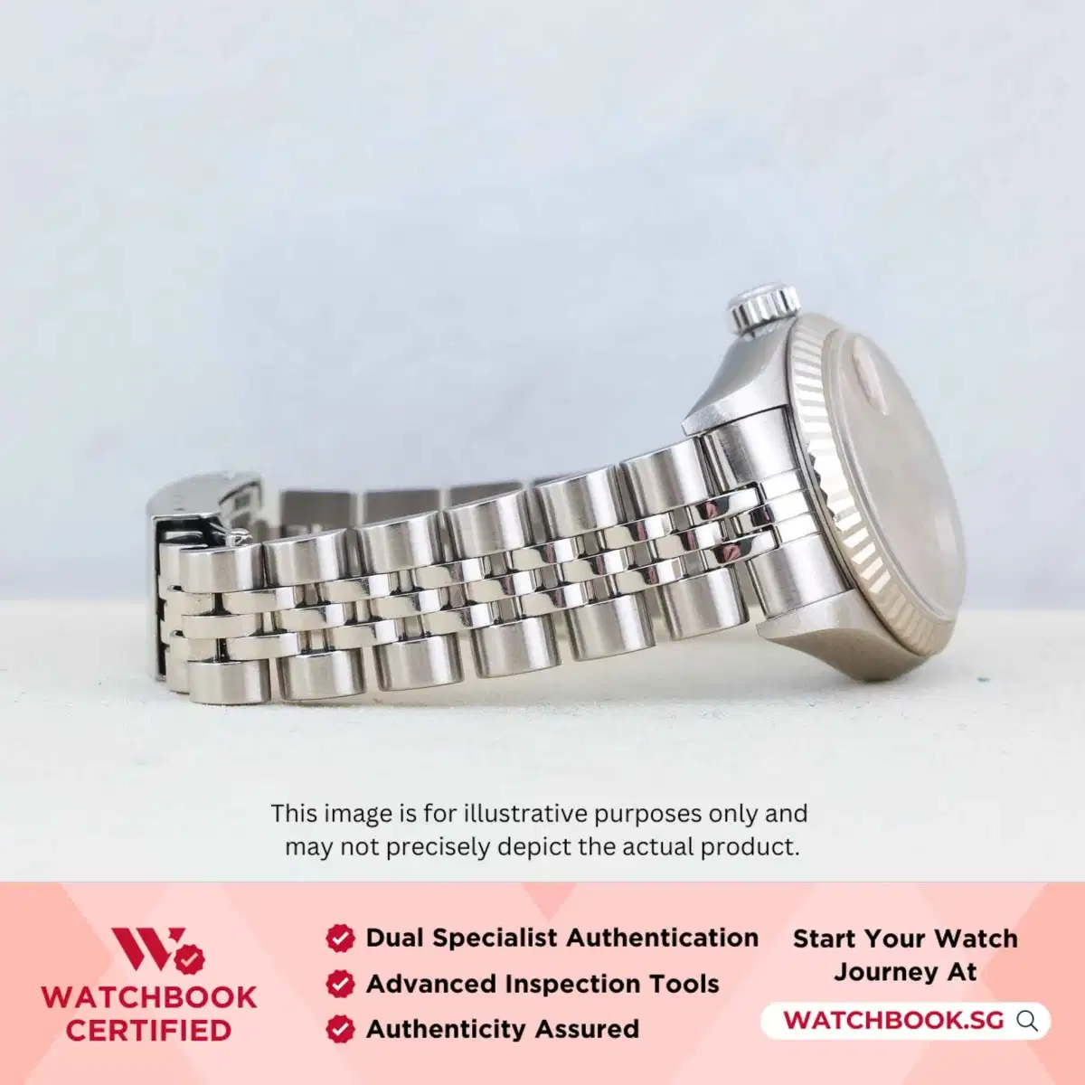 Rolex Datejust 69174 Pink w Roman Jubilee thumbnail