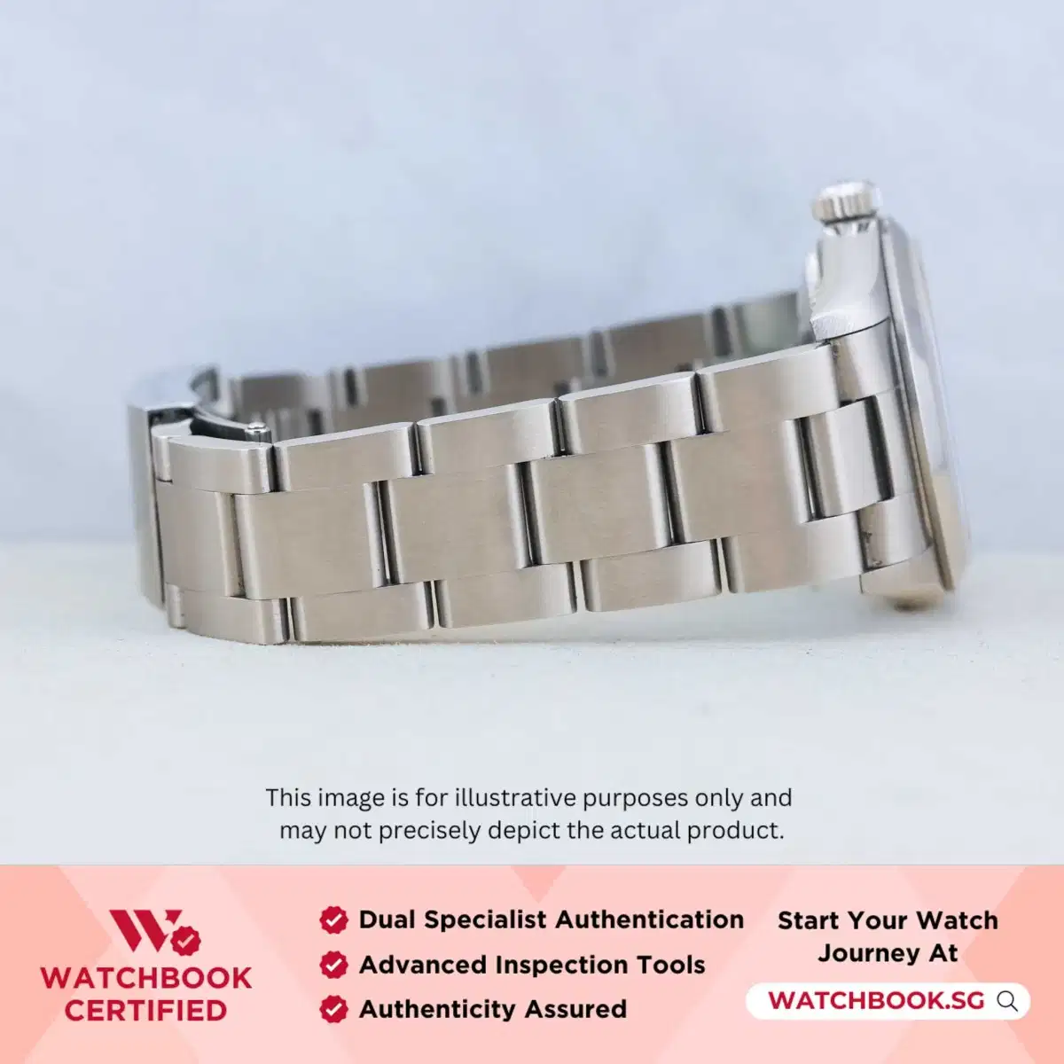 Rolex Oyster Perpetual 77080 Blue Bracelet thumbnail