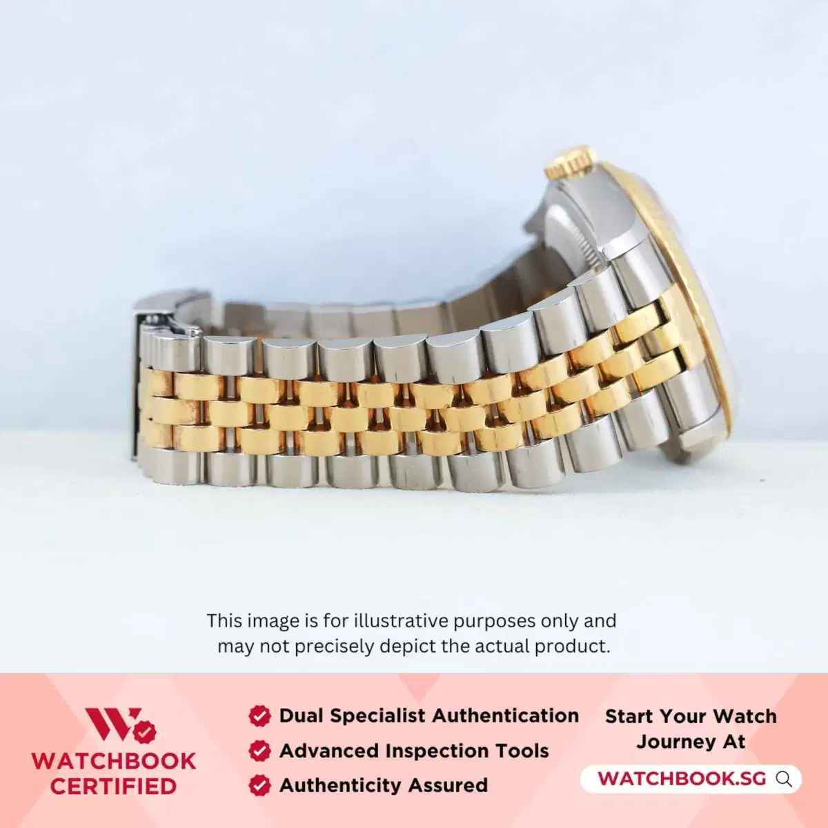 Rolex Datejust 16233 Computer Golden Arabic Jubilee thumbnail