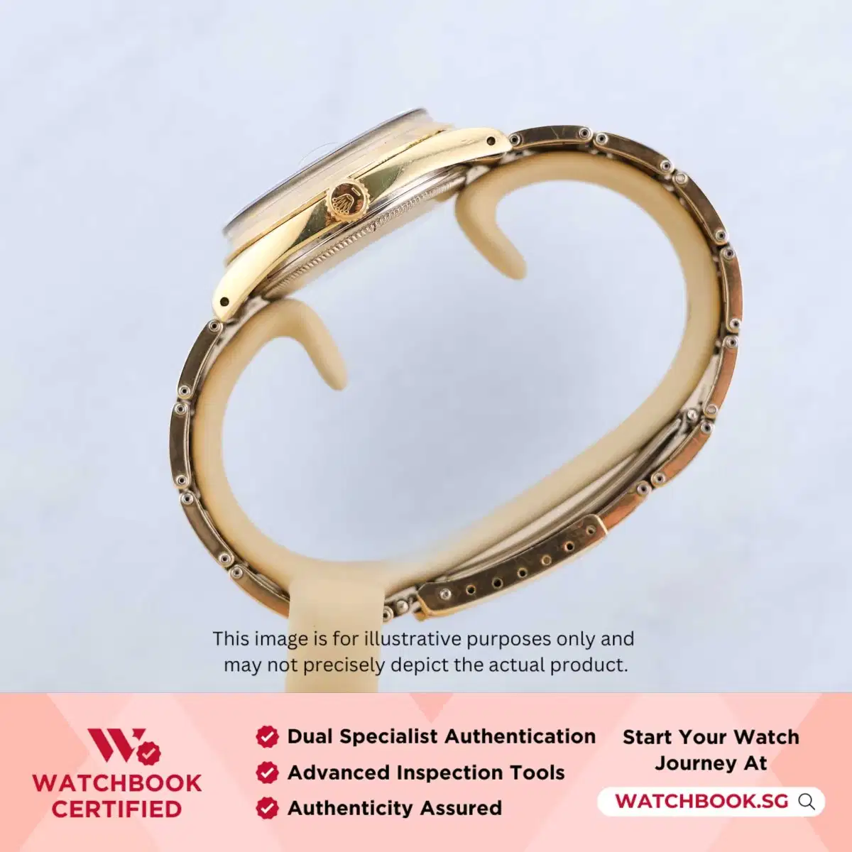 Rolex Oyster Perpetual Date 1550 Champagne Bracelet thumbnail