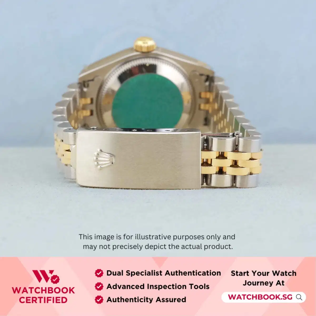 Rolex Datejust 79173 White w Golden Roman Jubilee thumbnail