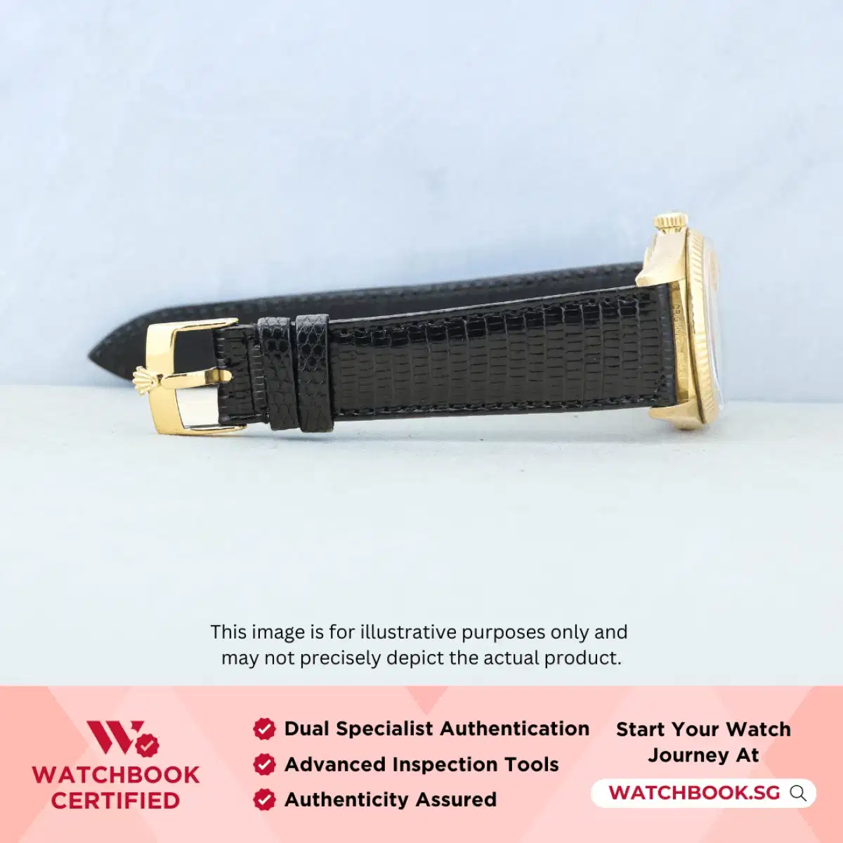Rolex Datejust 16018 Champagne Index Leather thumbnail
