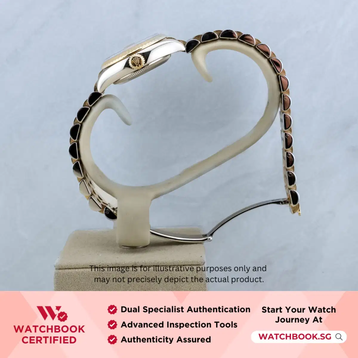 Rolex Datejust 179173 Coral Pink w 10 Point Diamonds Jubilee thumbnail