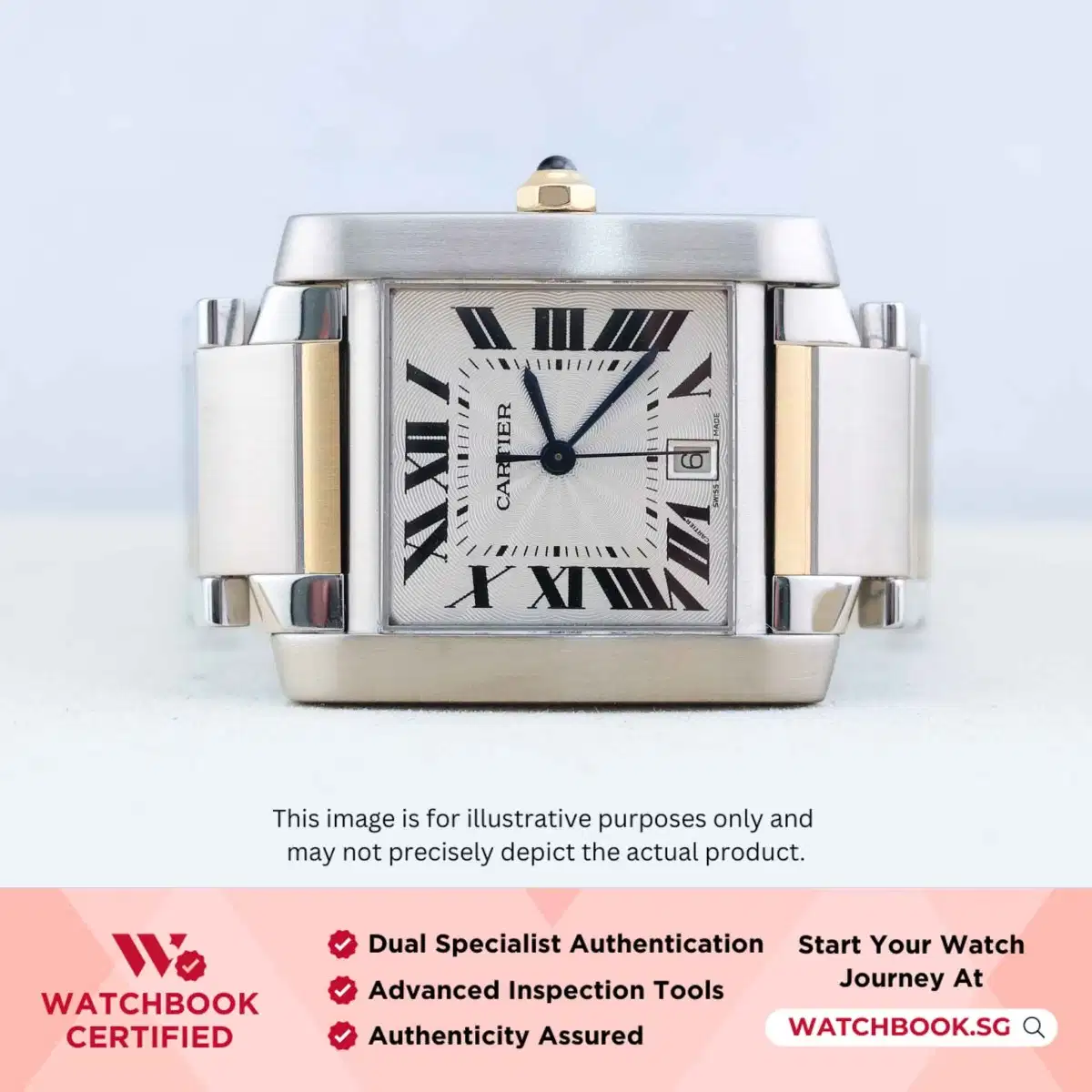 Cartier Tank Française W51005Q4 Silver