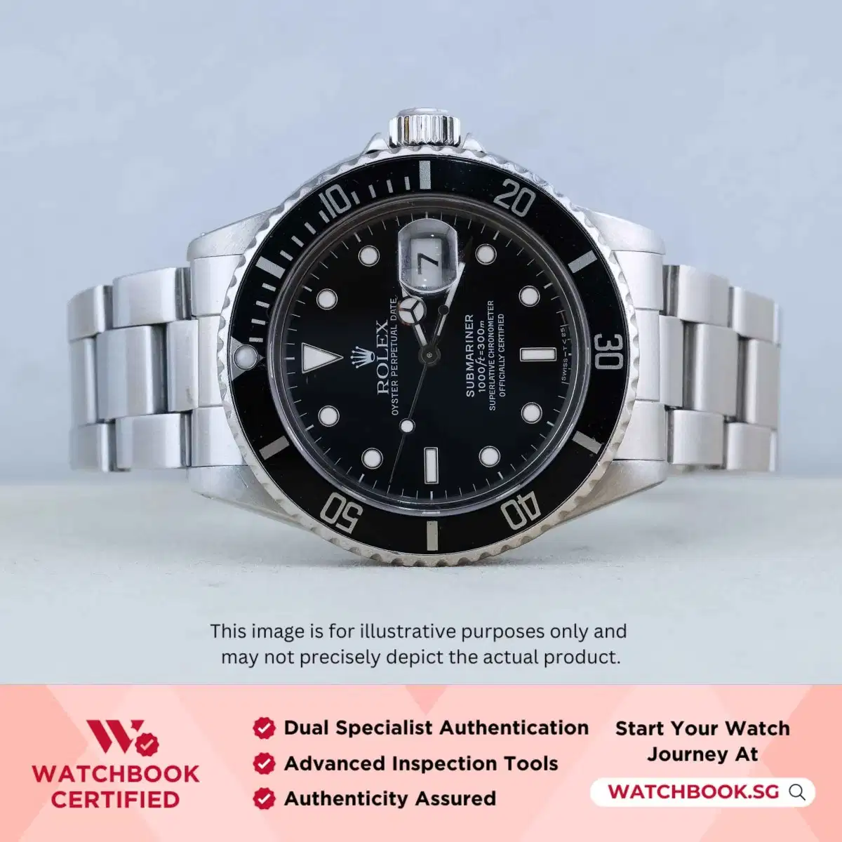 Rolex Submariner 16800 Black Oyster thumbnail