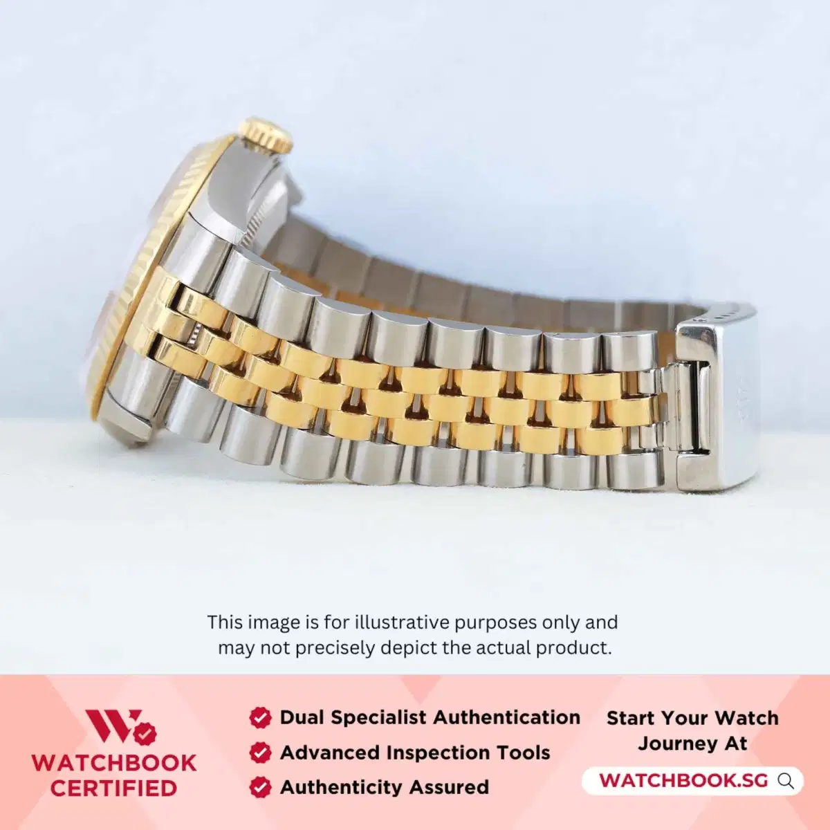 Rolex Datejust 16233 Computer Golden Arabic Jubilee thumbnail