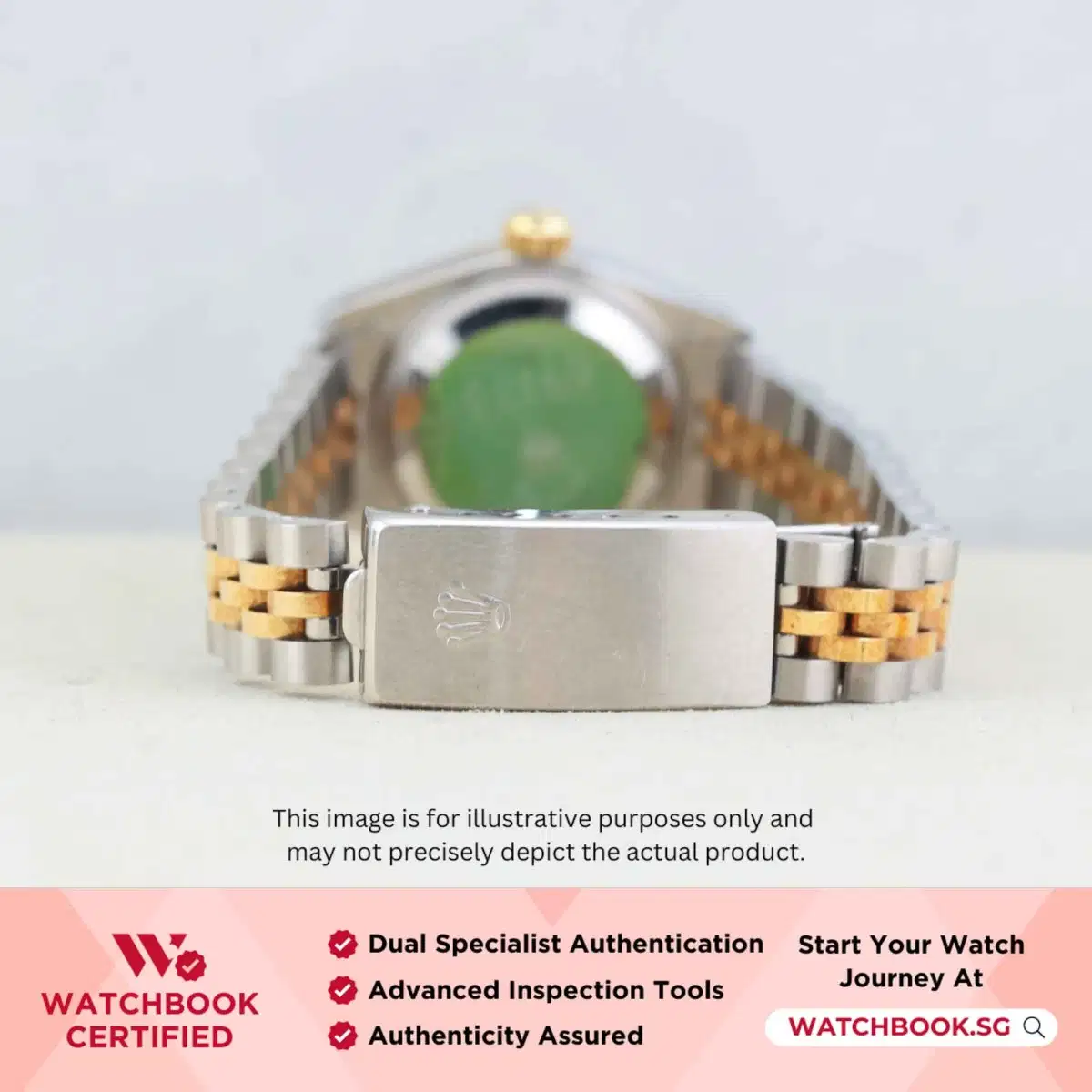 Rolex Datejust 69173 Champagne w 10 Points Diamond Jubilee thumbnail