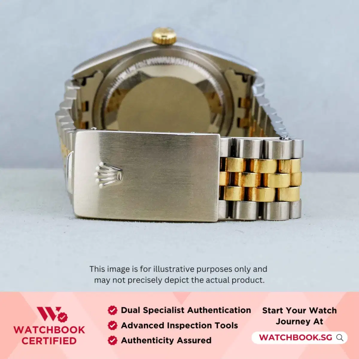 Rolex Datejust 16233 White w Gold Roman Jubilee thumbnail