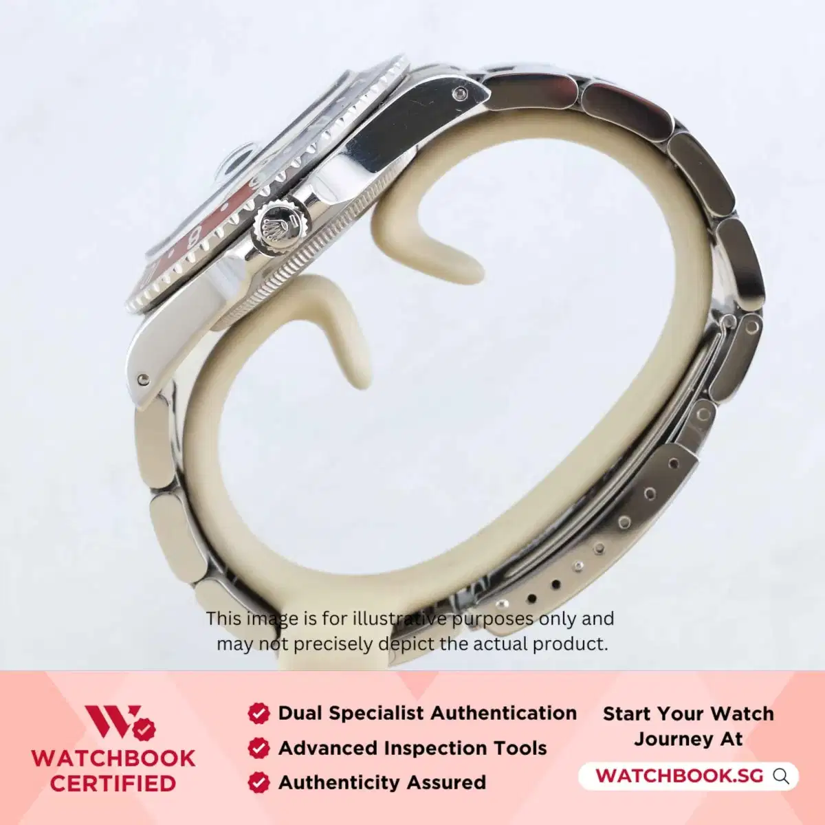 Rolex GMT-Master Pepsi 16750 Black w Index Oyster thumbnail