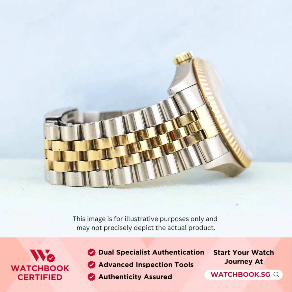 Rolex Datejust 16233 Champagne Computer 10 Point Jubilee thumbnail