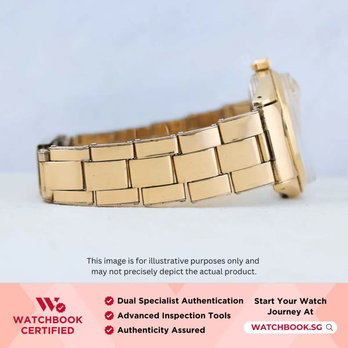 Rolex Oyster Perpetual Date 1550 Champagne Bracelet thumbnail