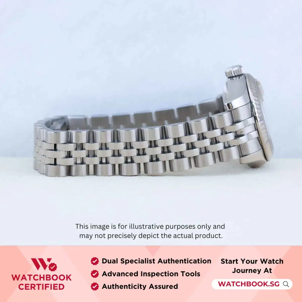 Rolex Datejust 179174 White Roman Jubilee thumbnail