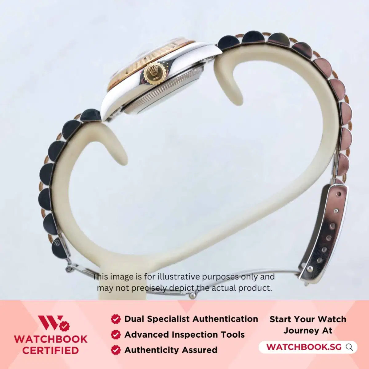 Rolex Datejust 69173 Red Vignette 10 Point Diamond Jubilee thumbnail