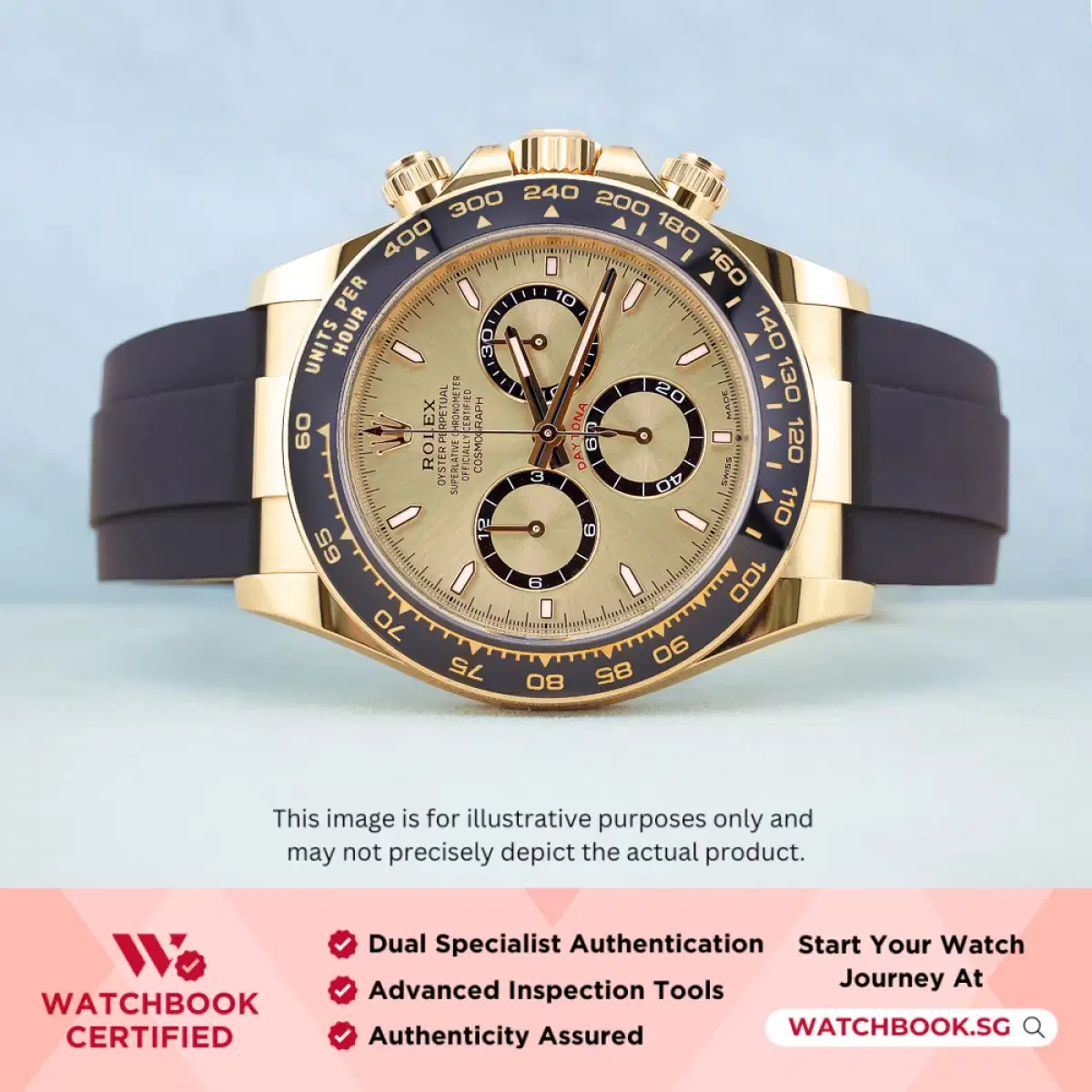 Rolex Daytona Baby YML 126518LN Golden Oysterflex