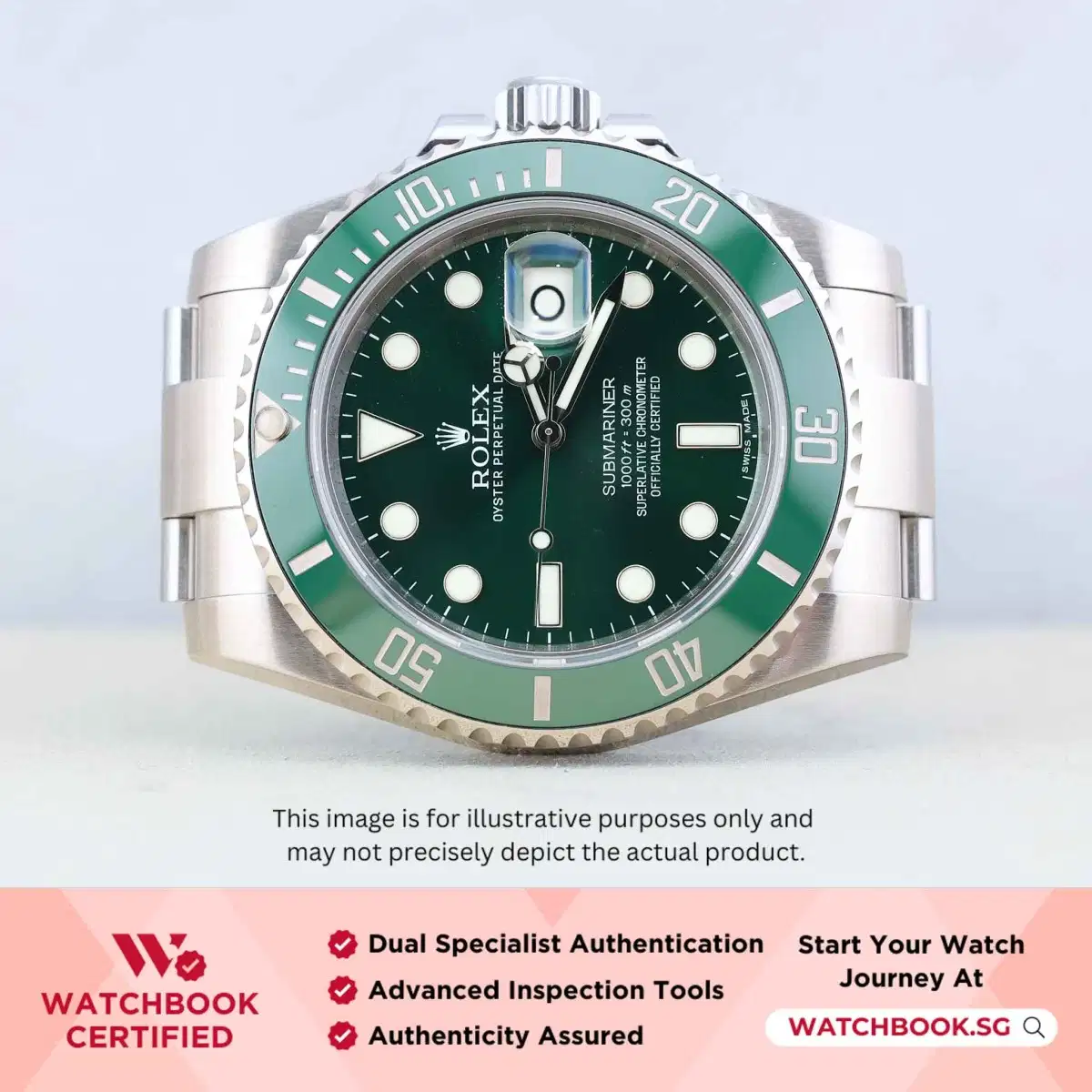 Rolex Submariner Hulk Mark 2 116610LV Green Oyster thumbnail
