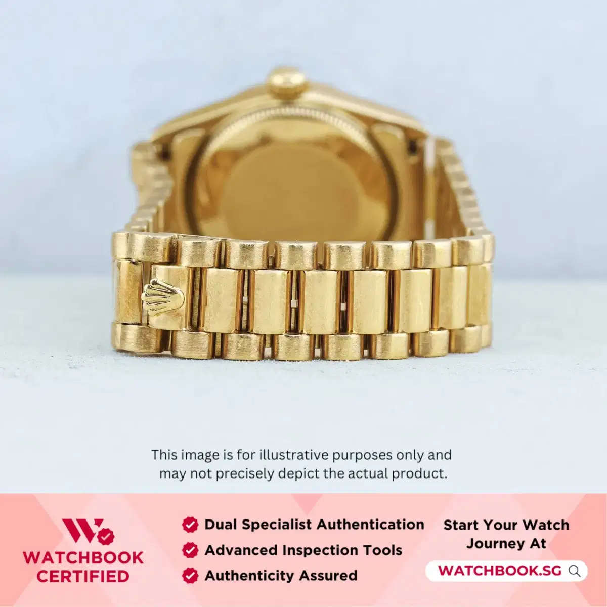 Rolex Datejust 68278 Champagne w Index President thumbnail