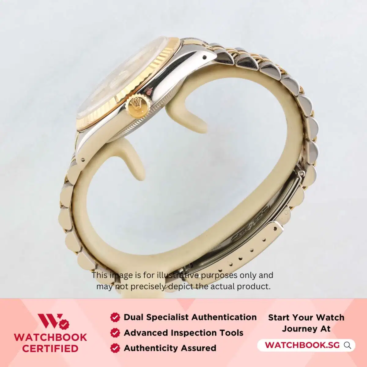 Rolex Datejust 16233 Champagne with 10 point Diamond Index Jubilee thumbnail