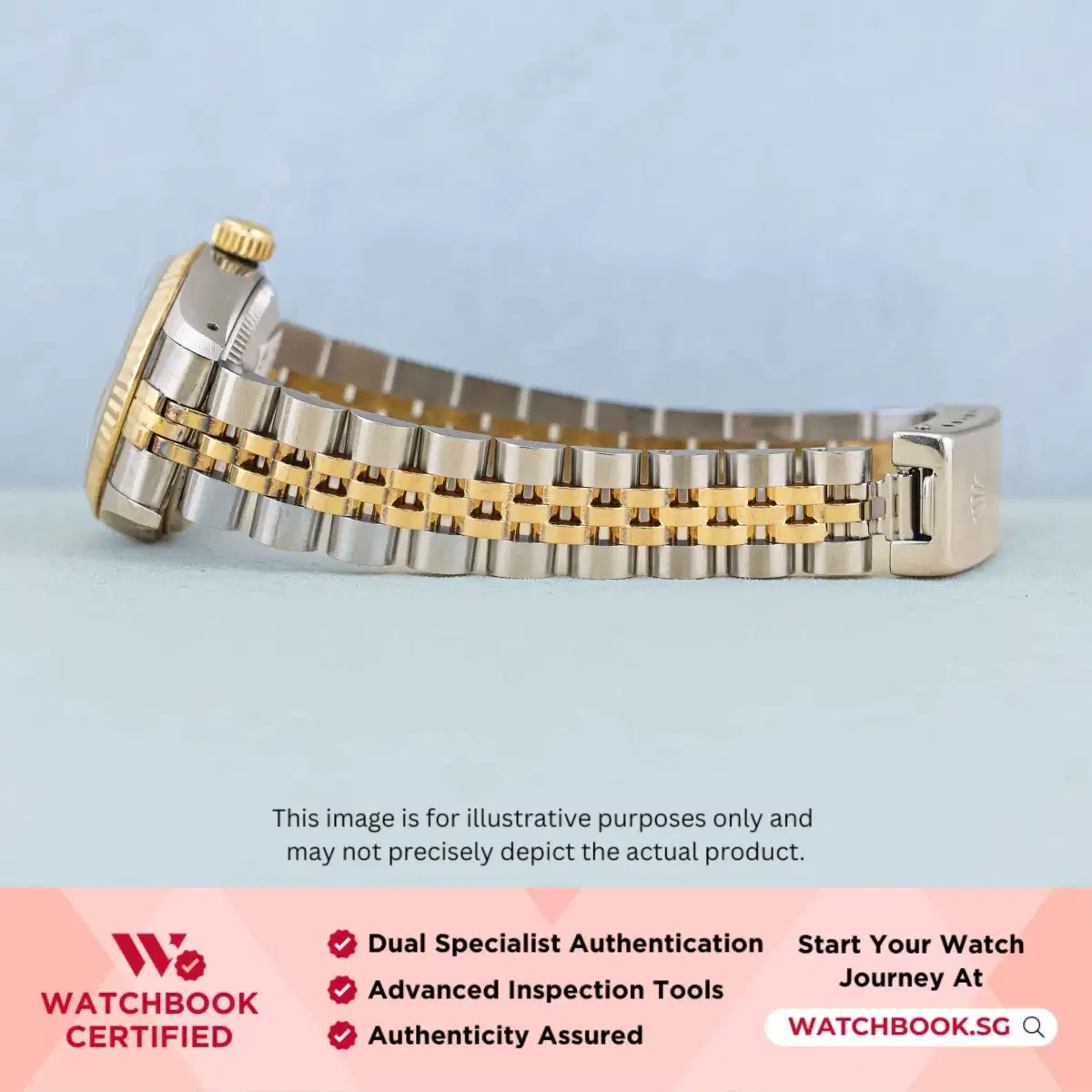 Rolex Datejust 69173 Champagne Tapestry Jubilee
