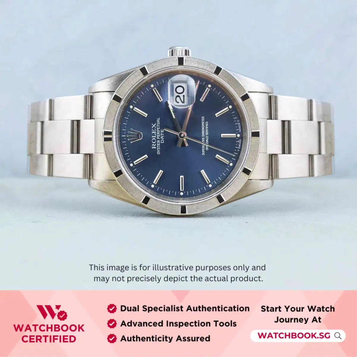 Rolex Oyster Perpetual Date 15210 Blue Oyster thumbnail