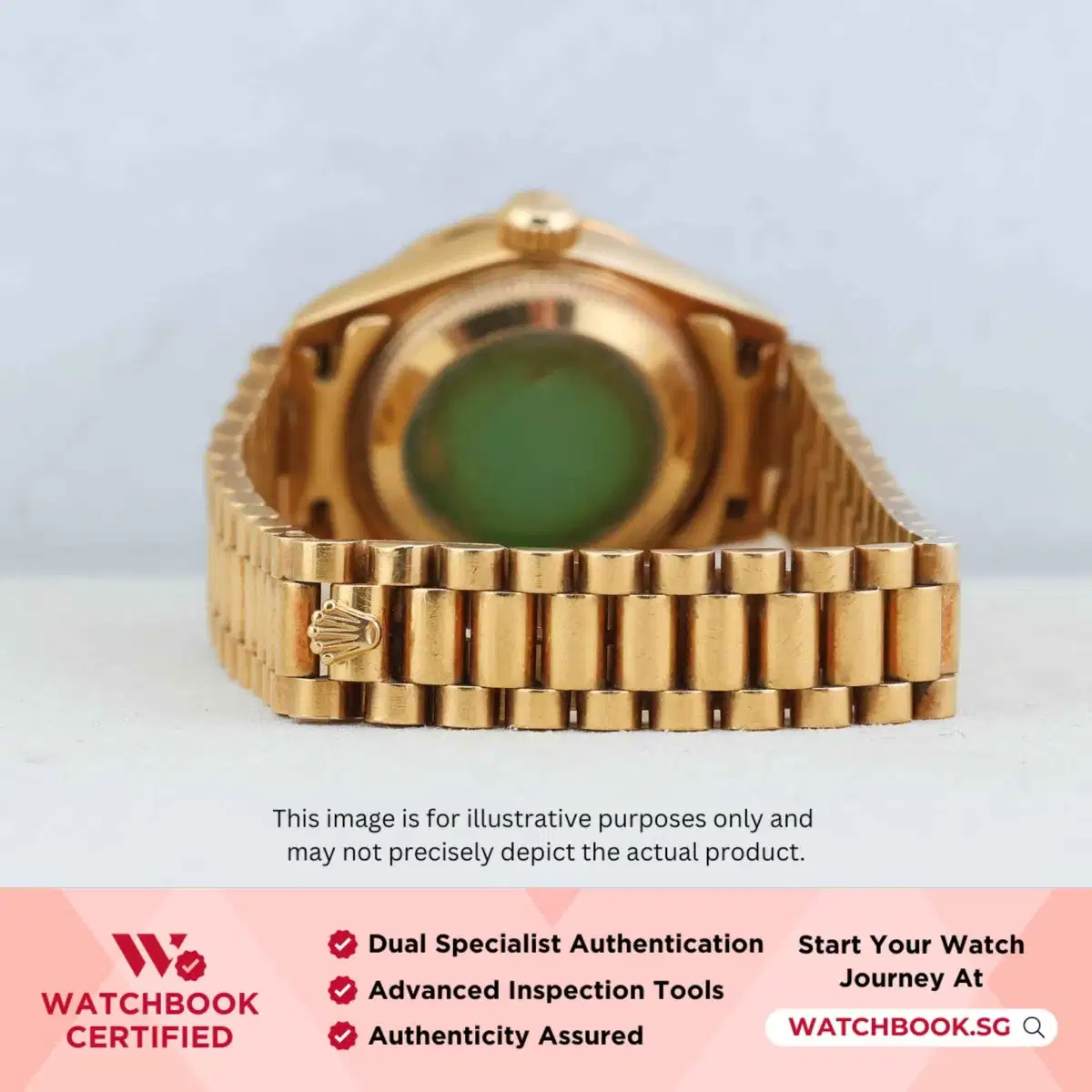 Rolex Datejust 69158 Gold w Myriad Diamond President thumbnail