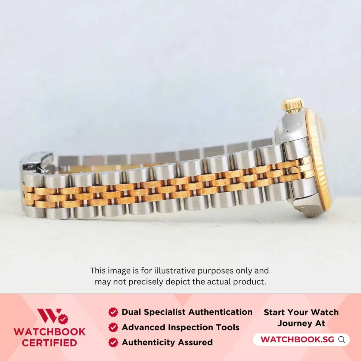 Rolex Datejust 69173 Champagne w 10 Points Diamond Jubilee thumbnail