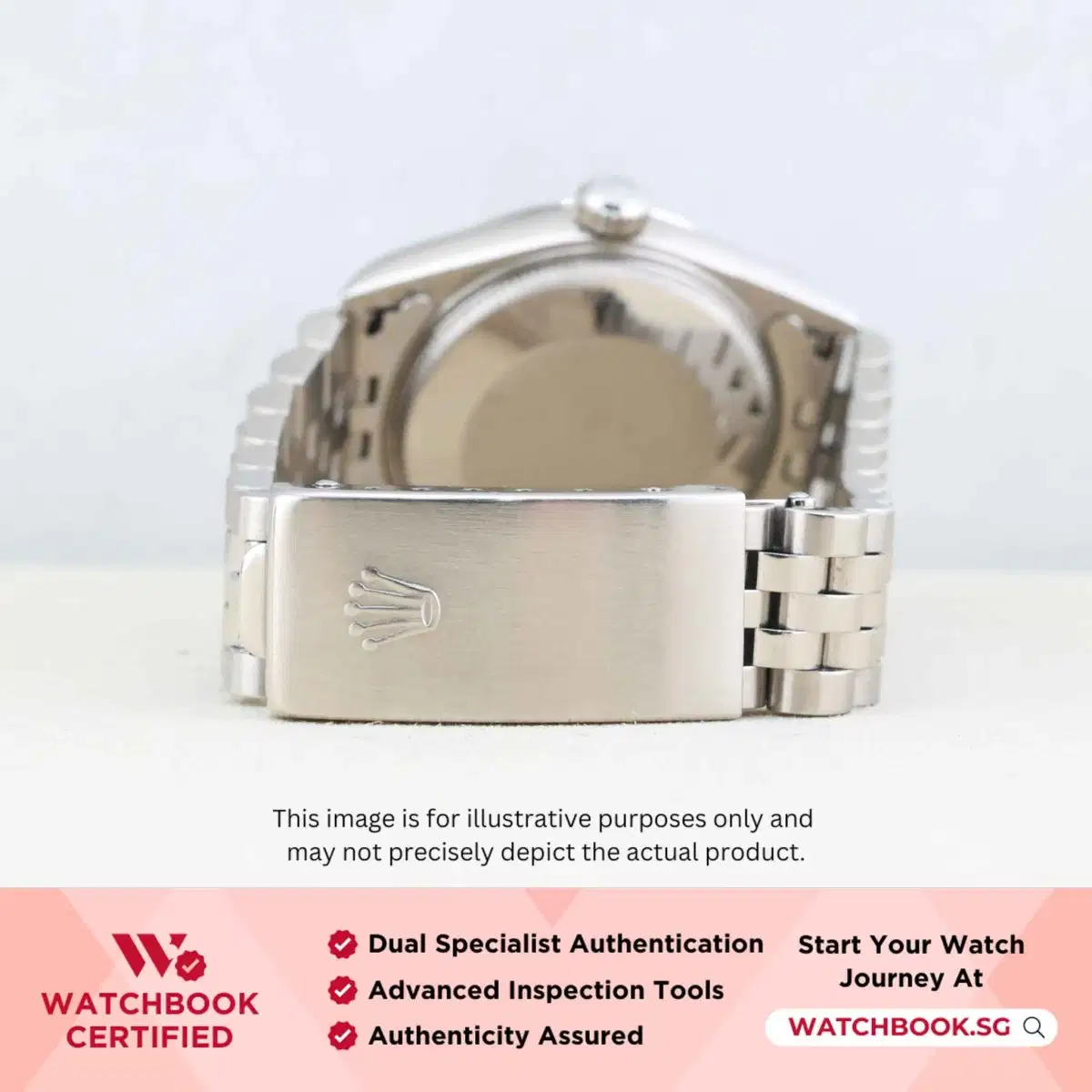 Rolex Datejust 78274 White Computer w Arabic Numerals Jubilee thumbnail