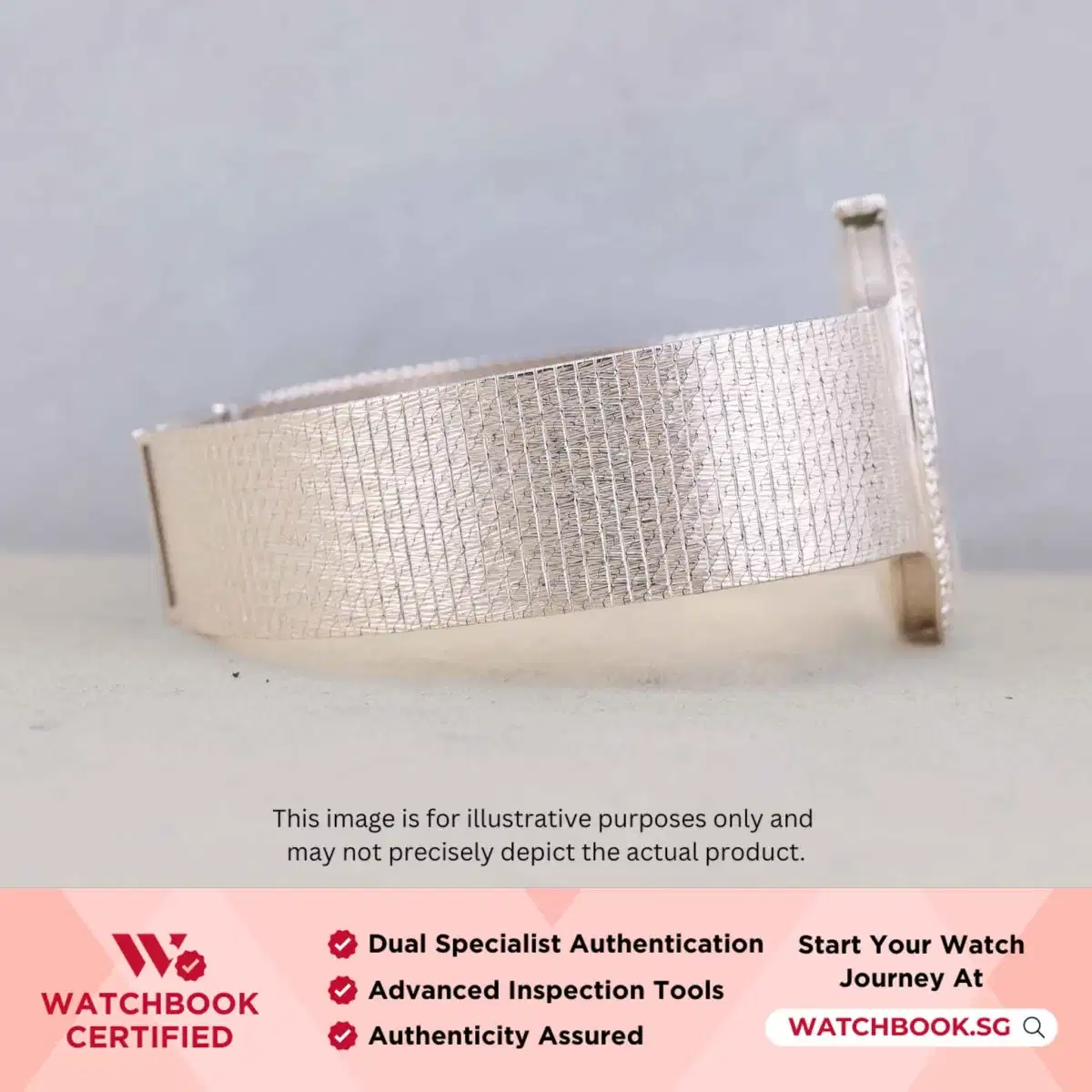 Rolex Cellini 3981 Silver Bracelet thumbnail