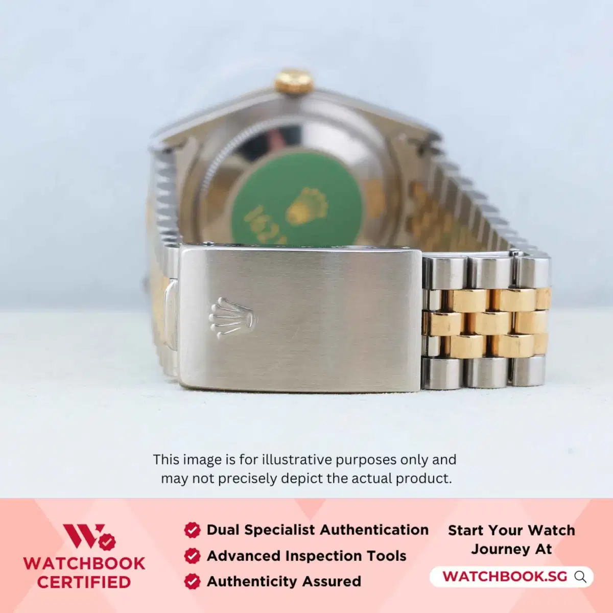 Rolex Datejust 16233 White w Gold Roman Jubilee
