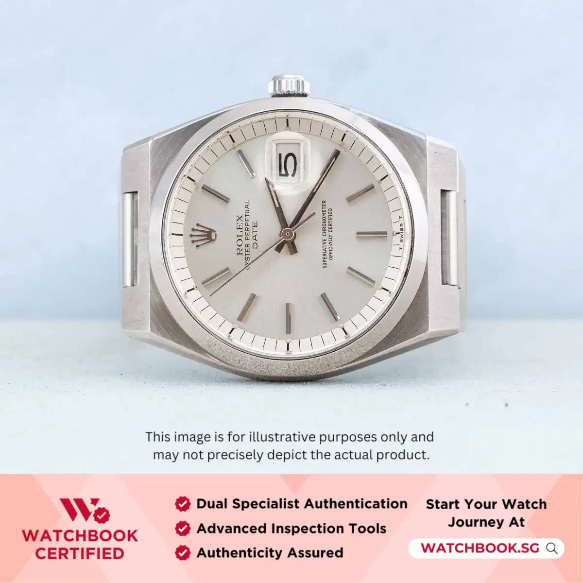 Rolex Oyster Perpetual Date 1530 Silver Oyster thumbnail