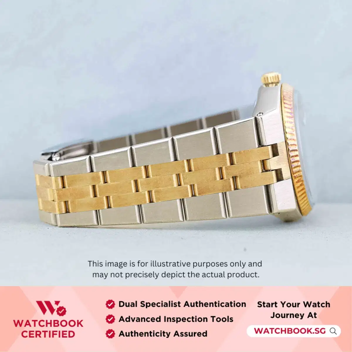 Rolex Datejust 1630 Silver Bracelet thumbnail