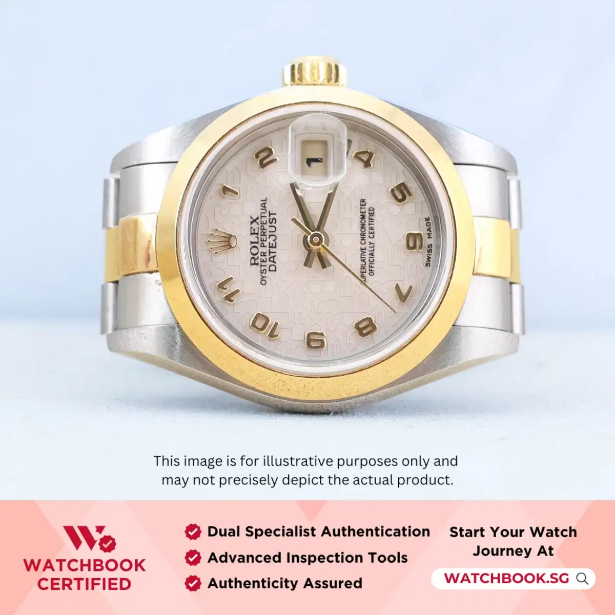 Rolex Datejust 79163 White Computer Arabic Numeral Oyster thumbnail