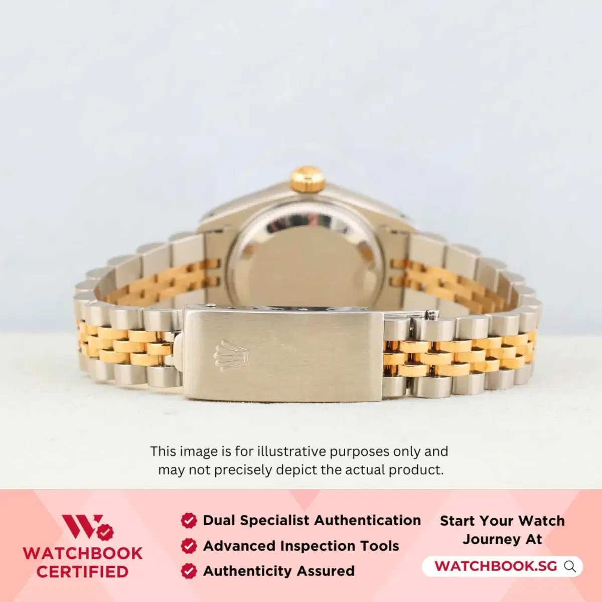 Rolex Datejust 69173 White w Golden Roman Jubilee thumbnail