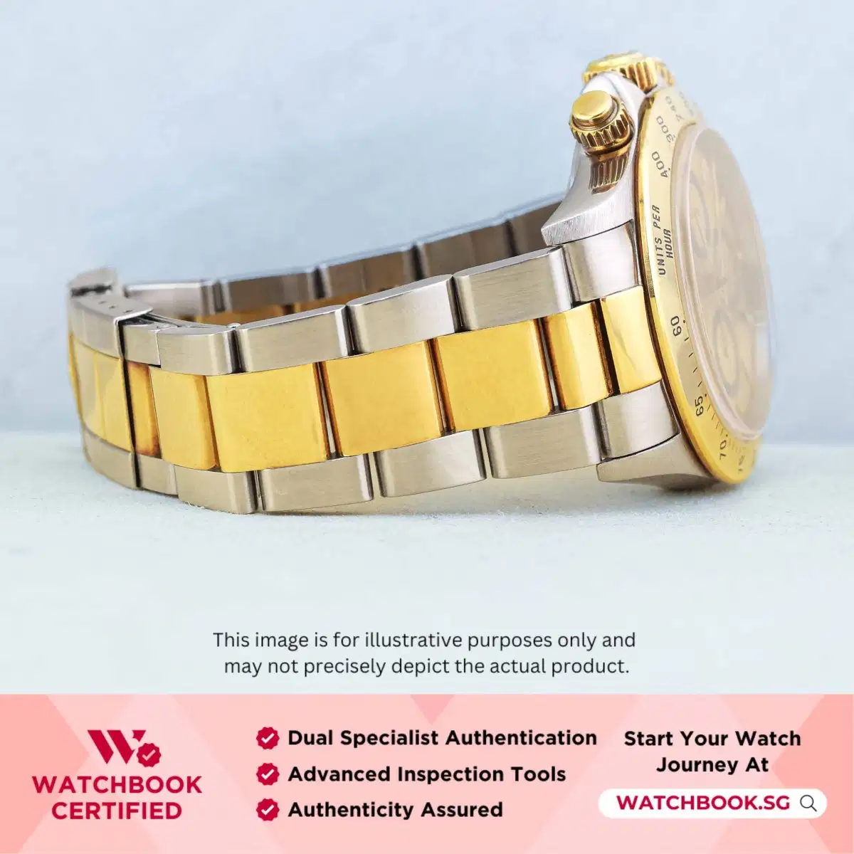 Rolex Daytona 16523 Champagne Inverted 6 Oyster thumbnail