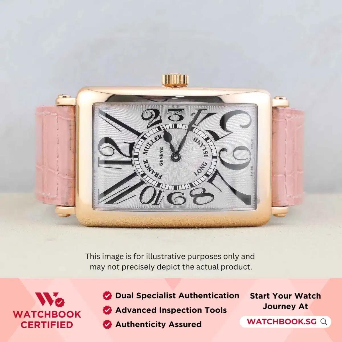 Franck Muller Long Island 1000 SC 5N White w Black Arabic