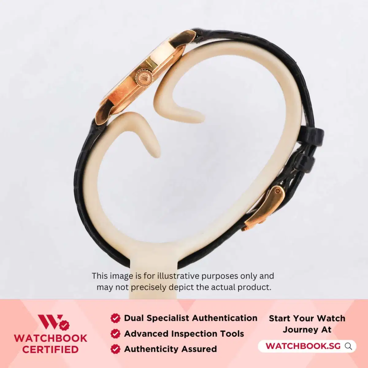 Rolex Cellini Arip Mahmud 5109 MOP w Golden Arabic Leather thumbnail