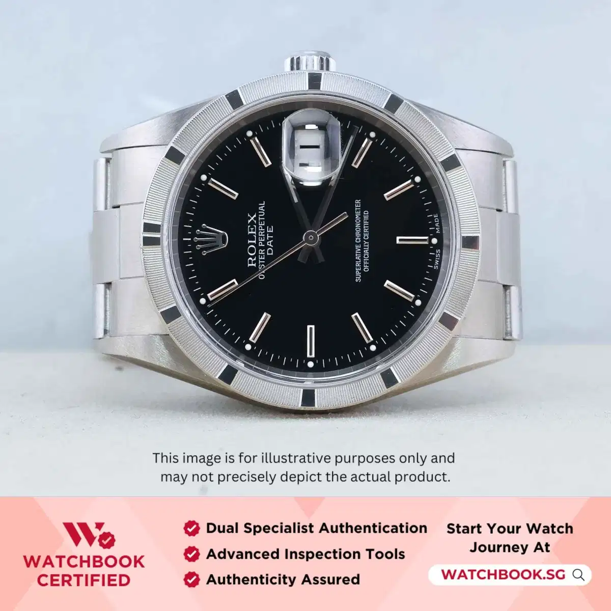 Rolex Oyster Perpetual Date 15210 Black Oyster thumbnail