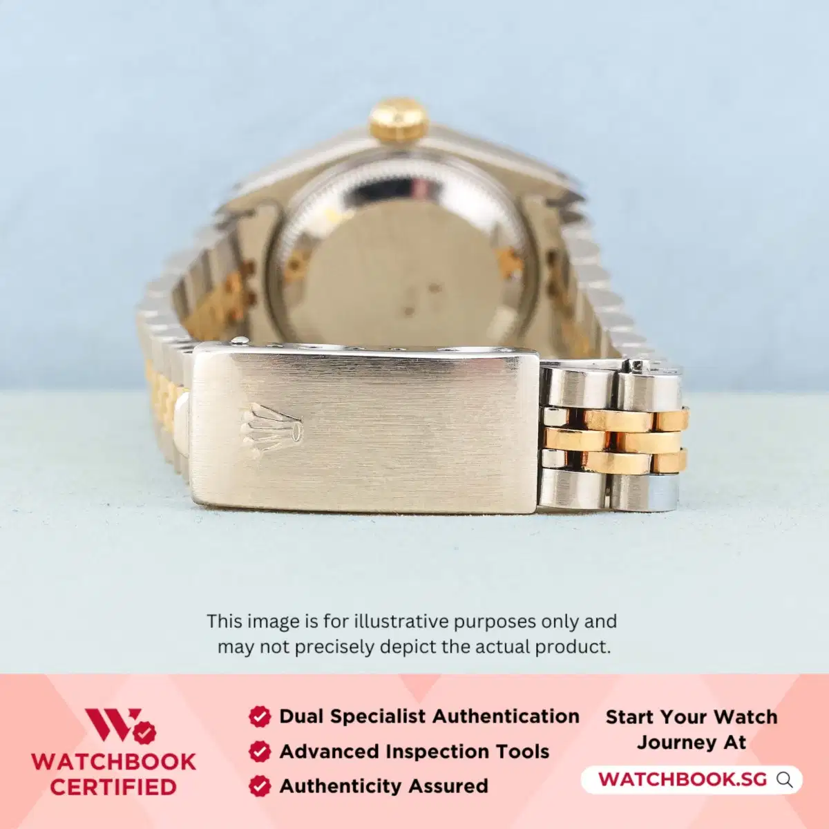 Rolex Datejust 69173 Cream w Golden Roman Jubilee thumbnail