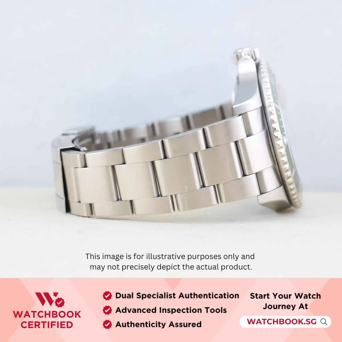 Rolex Submariner Kermit Flat 4 16610LV Black Oyster thumbnail