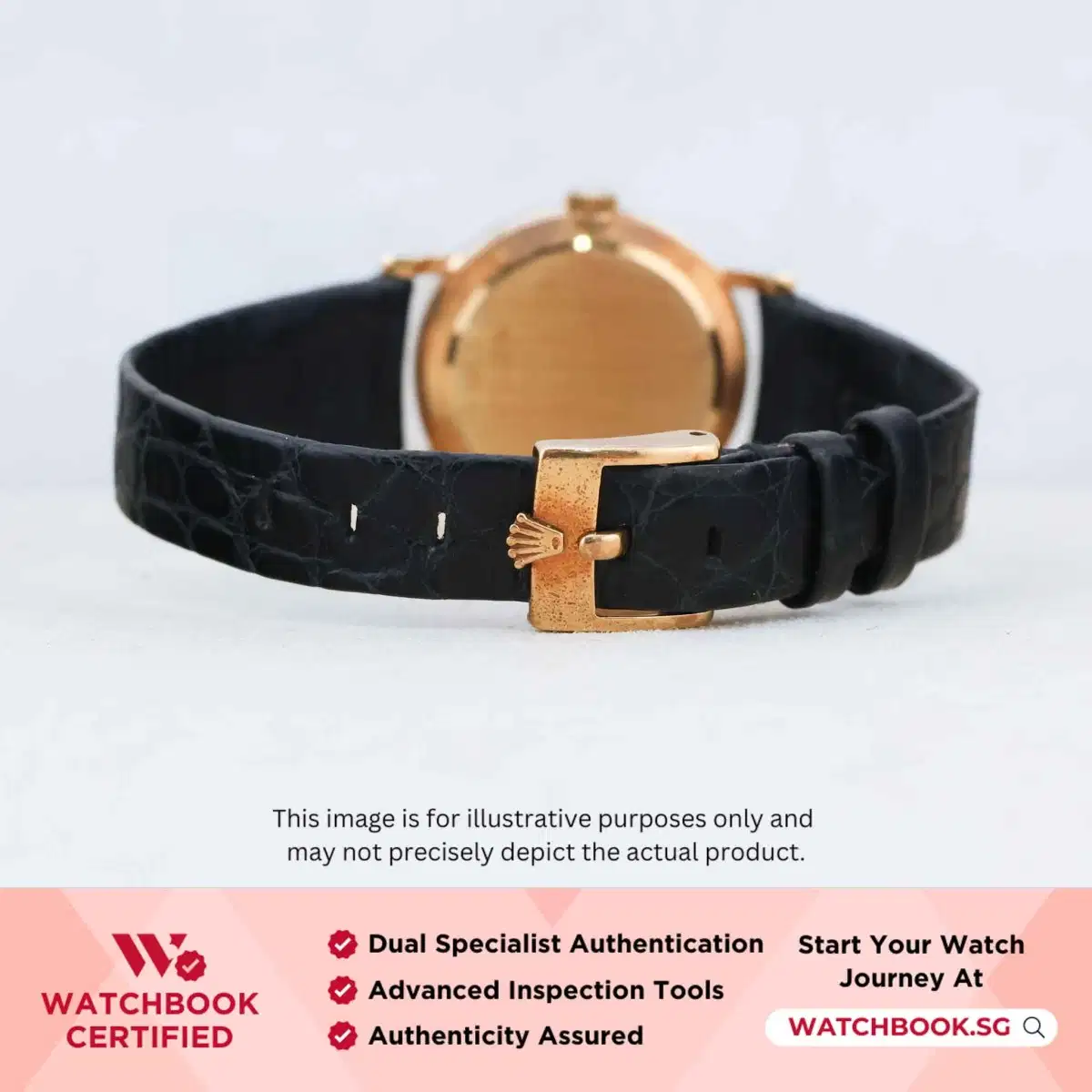 Rolex Cellini Arip Mahmud 5109 MOP w Golden Arabic Leather thumbnail