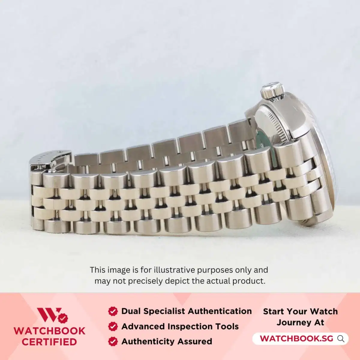 Rolex Datejust 78274 White Mother of Pearl MOP w Roman Jubilee thumbnail