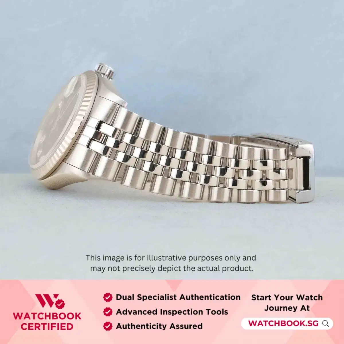 Rolex Datejust 68274 Black w 10 Points Big Diamond Jubilee thumbnail