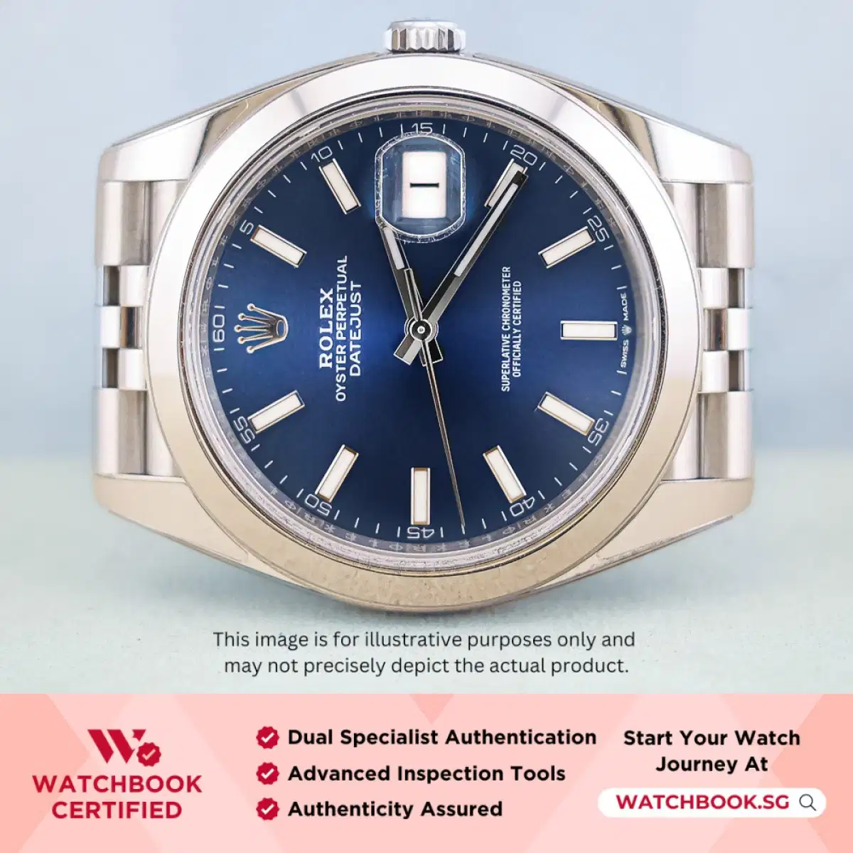 Rolex Datejust 126300 Blue Jubilee