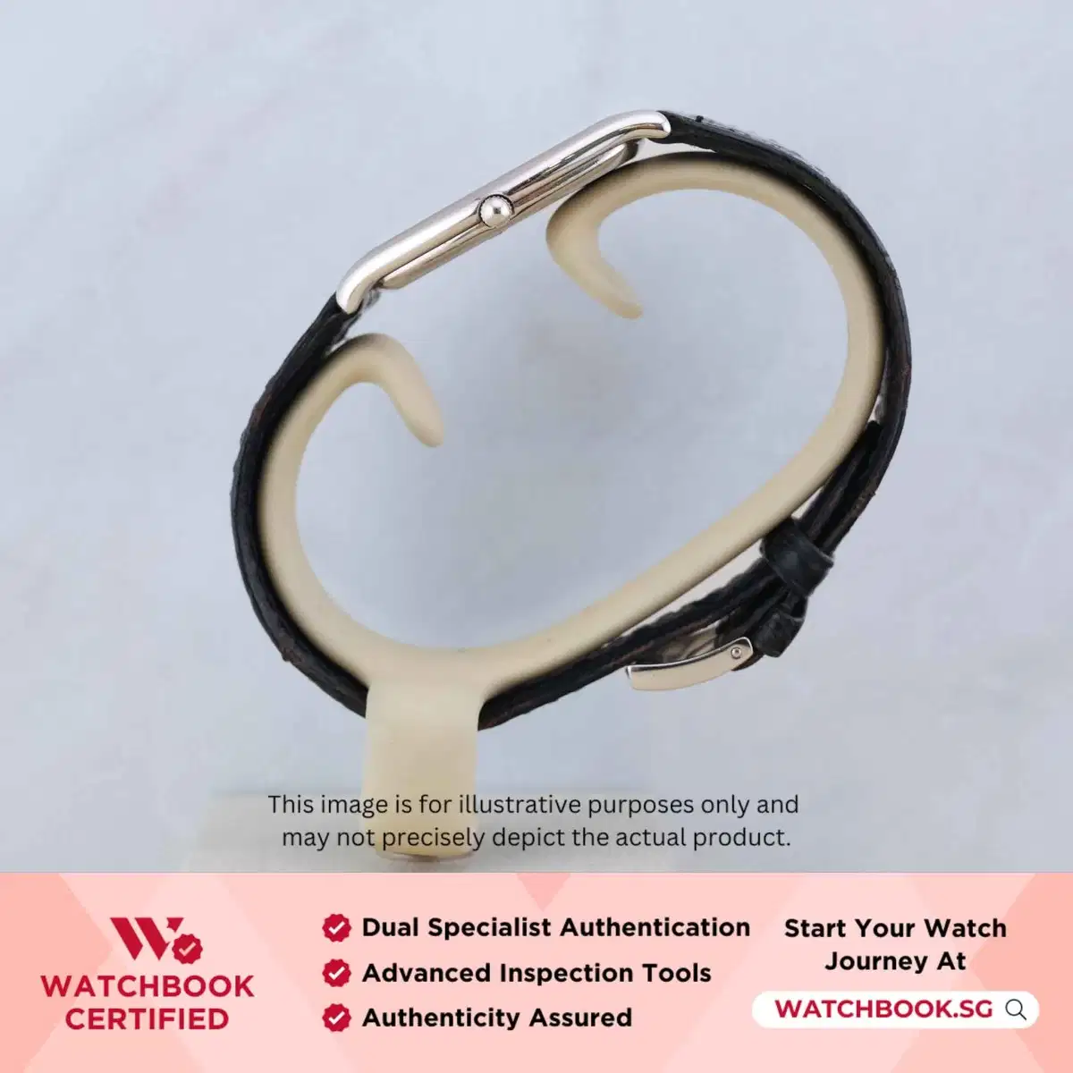 Patek Philippe Gondolo 3842P Silver w Silver Breguet Numeral thumbnail