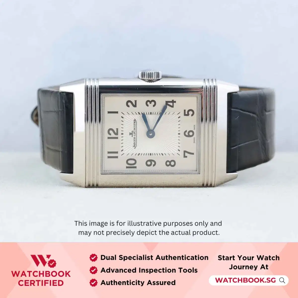 Jaeger LeCoultre JLC Reverso Classic Medium Thin Q2548520 Silver Arabic
