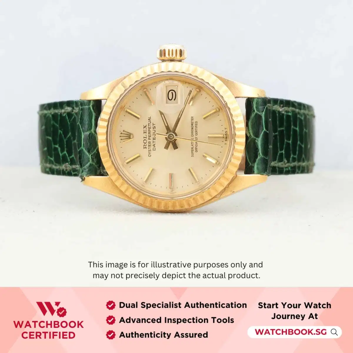 Rolex Datejust 6917 Champagne Leather