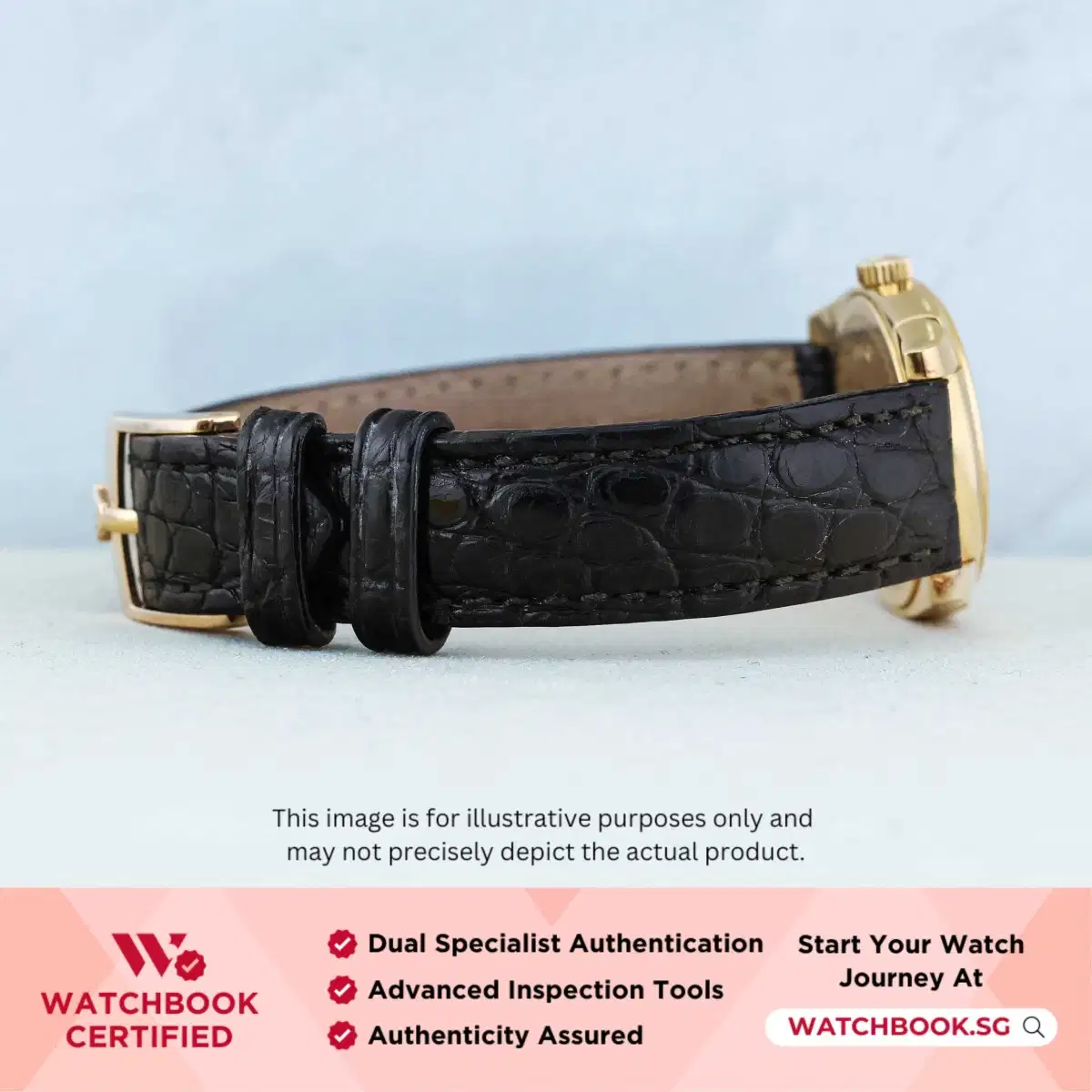 Rolex Cellini 5310/8 Black Mother of Pearl MOP Leather thumbnail