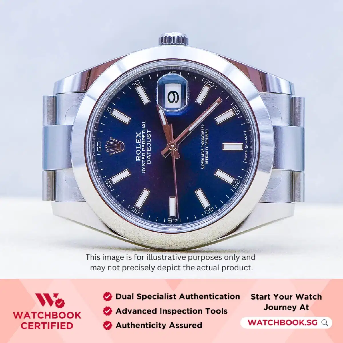 Rolex Datejust 126300 Blue Oyster