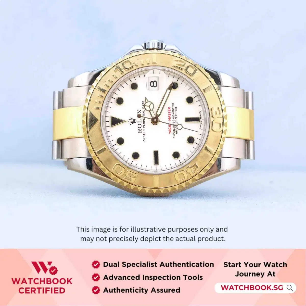 Rolex Yacht Master 168623 White Oyster