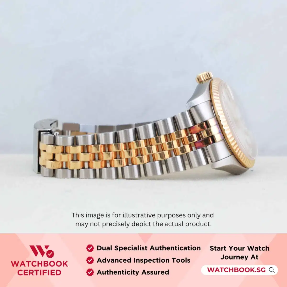 Rolex Datejust 68273 White Roman Jubilee thumbnail