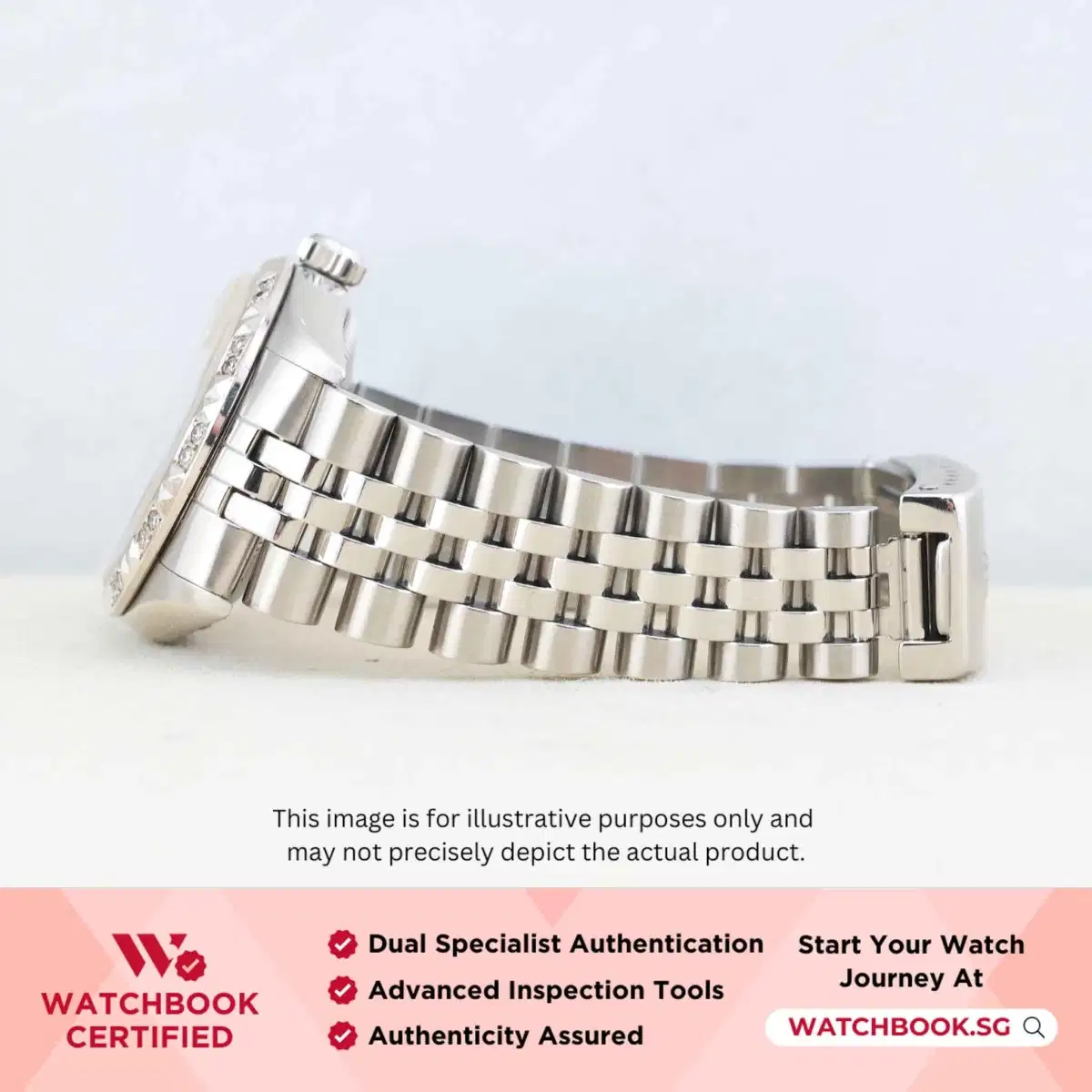 Rolex Datejust 78274 White Computer w Arabic Numerals Jubilee thumbnail